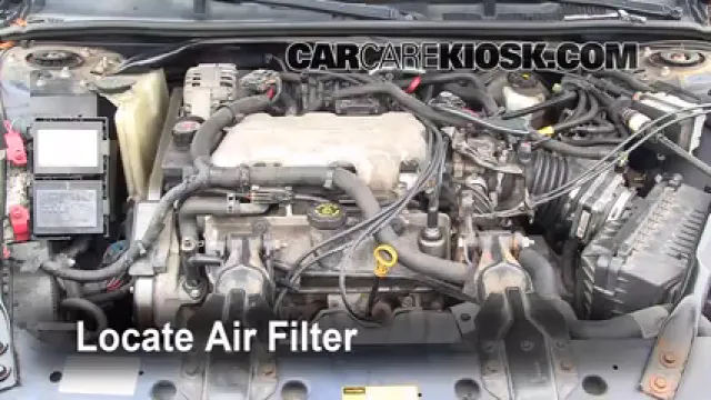 2001 Chevrolet Impala 3.4L V6 Air Filter (Engine) Replace